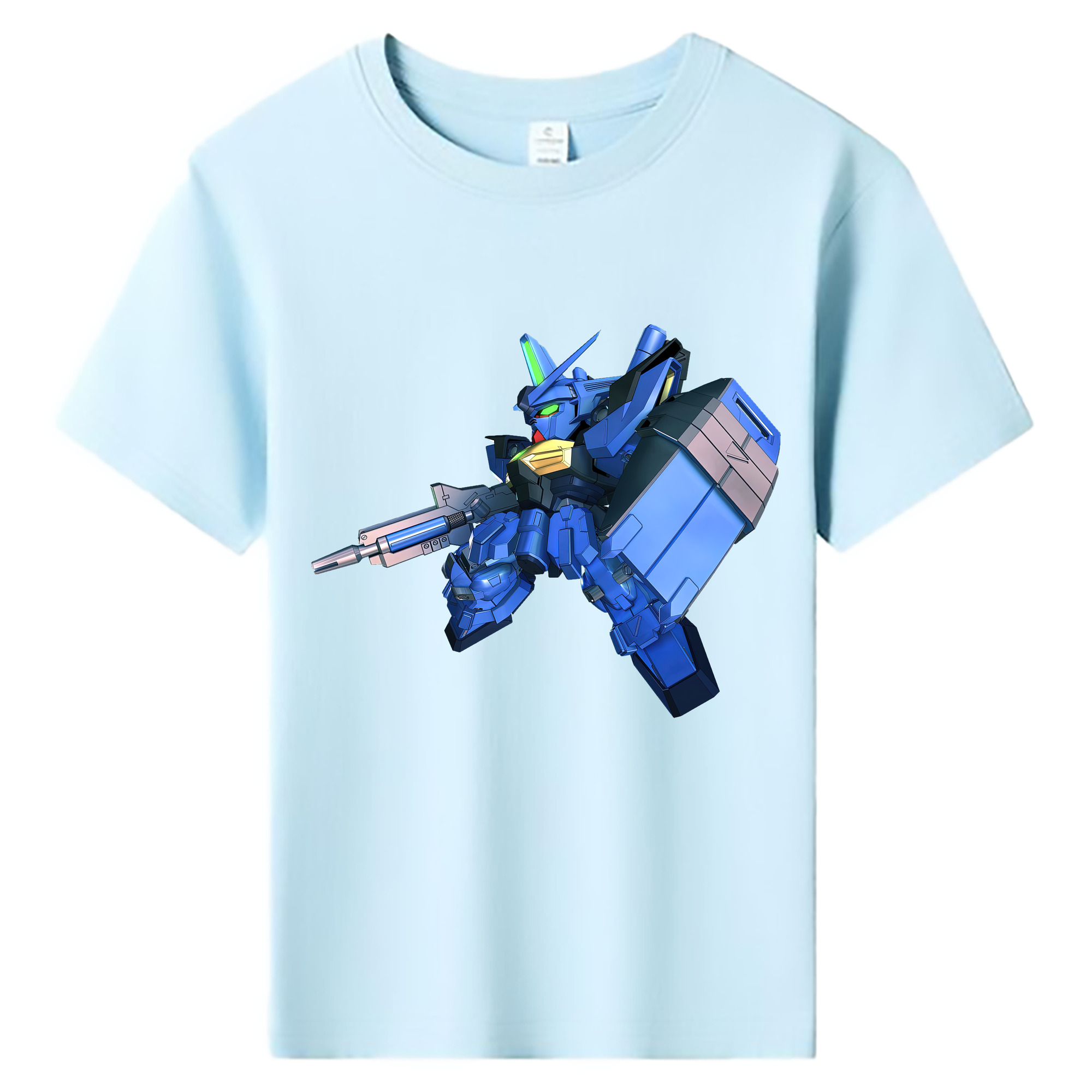 （画像用） 機動戦士ガンダム Mobile Suit Gundam 綿100％キッズTシャツ（フロントプリント）